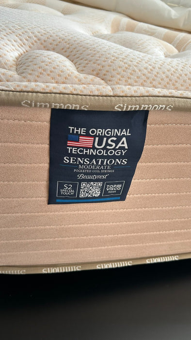 Cama Box Queen "Slim" com Colchão (Simmons Sensations Moderate) - Artefacto