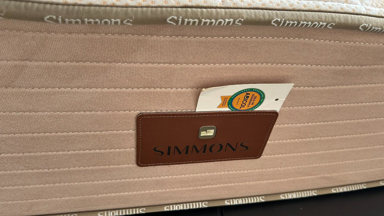 Cama Box Queen "Slim" com Colchão (Simmons Sensations Moderate) - Artefacto