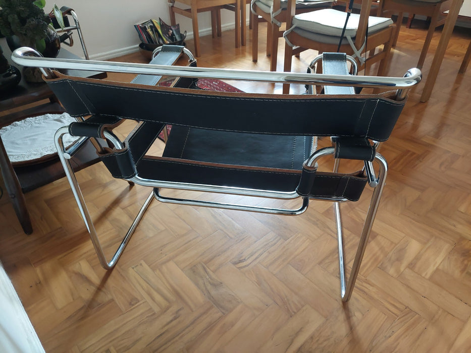 Par de Poltronas “Wassily” Vintage – Marcel Breuer