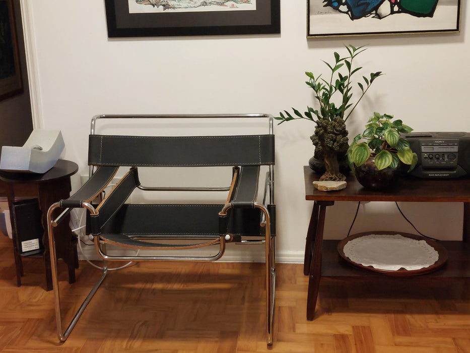 Par de Poltronas “Wassily” Vintage – Marcel Breuer