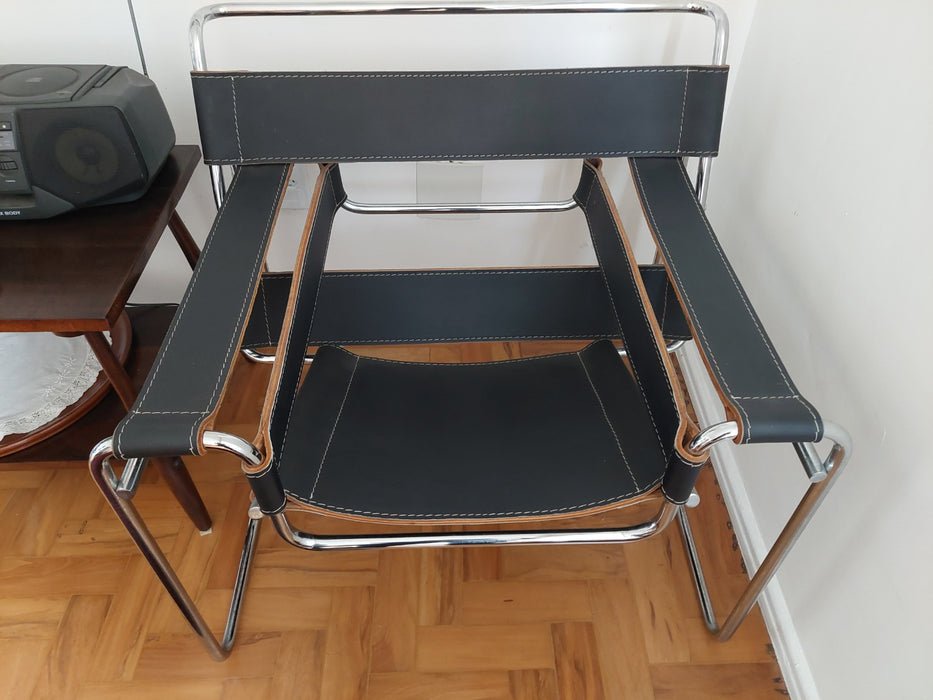 Par de Poltronas “Wassily” Vintage – Marcel Breuer