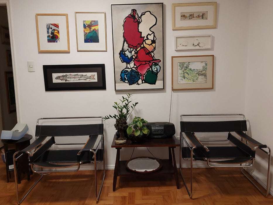 Par de Poltronas “Wassily” Vintage – Marcel Breuer