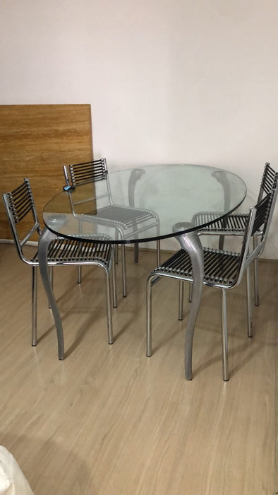 Conjunto de 4 Cadeiras "Sandows" – René Herbst
