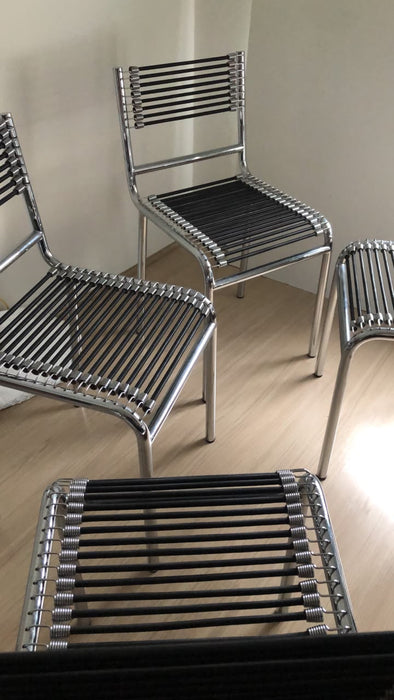 Conjunto de 4 Cadeiras "Sandows" – René Herbst
