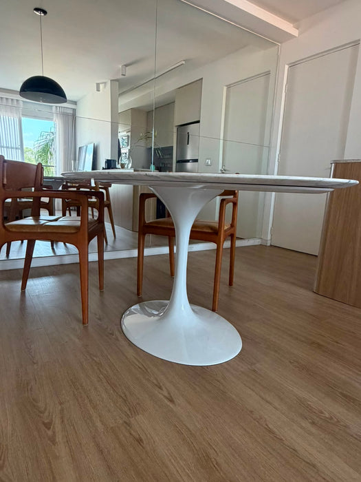 Mesa de Jantar para 4 Lugares em Mármore Espírito Santo