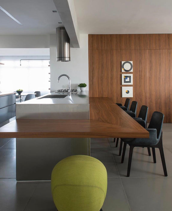 Conjunto com 4 Cadeiras "Ventura" em Couro – Jean-Marie Massaud para Poliform