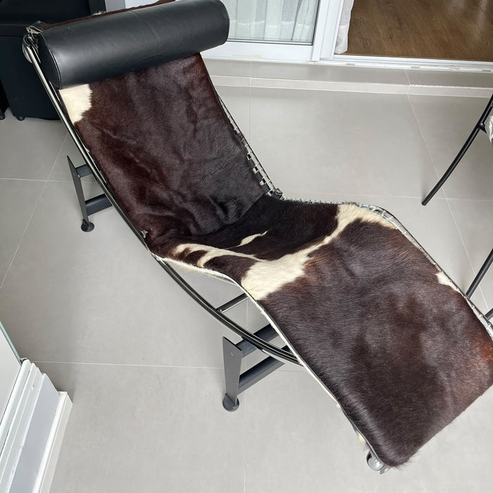 Chaise "LC 4" em couro -  Montenapoleone Para Le Corbusier