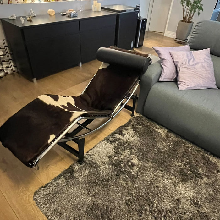Chaise "LC 4" em couro -  Montenapoleone Para Le Corbusier