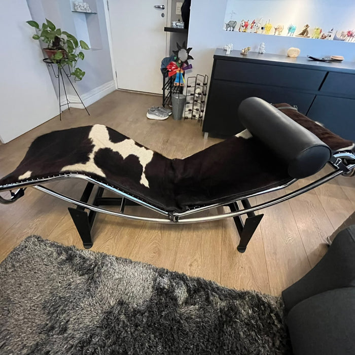 Chaise "LC 4" em couro -  Montenapoleone Para Le Corbusier
