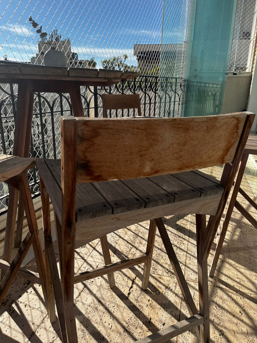 Conjunto de Mesa Bistrô “Atibaia” com 4 Cadeiras – Paulo Alves