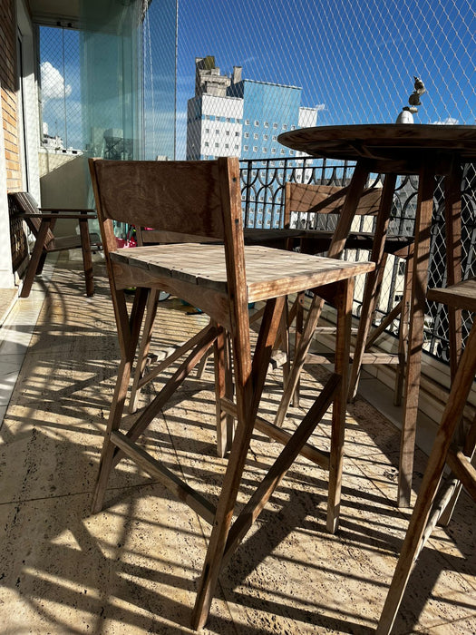 Conjunto de Mesa Bistrô “Atibaia” com 4 Cadeiras – Paulo Alves
