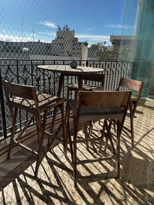 Conjunto de Mesa Bistrô “Atibaia” com 4 Cadeiras – Paulo Alves