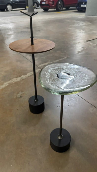 Mesa de Apoio “CIGG” com Tampo de Madeira – Jader Almeida