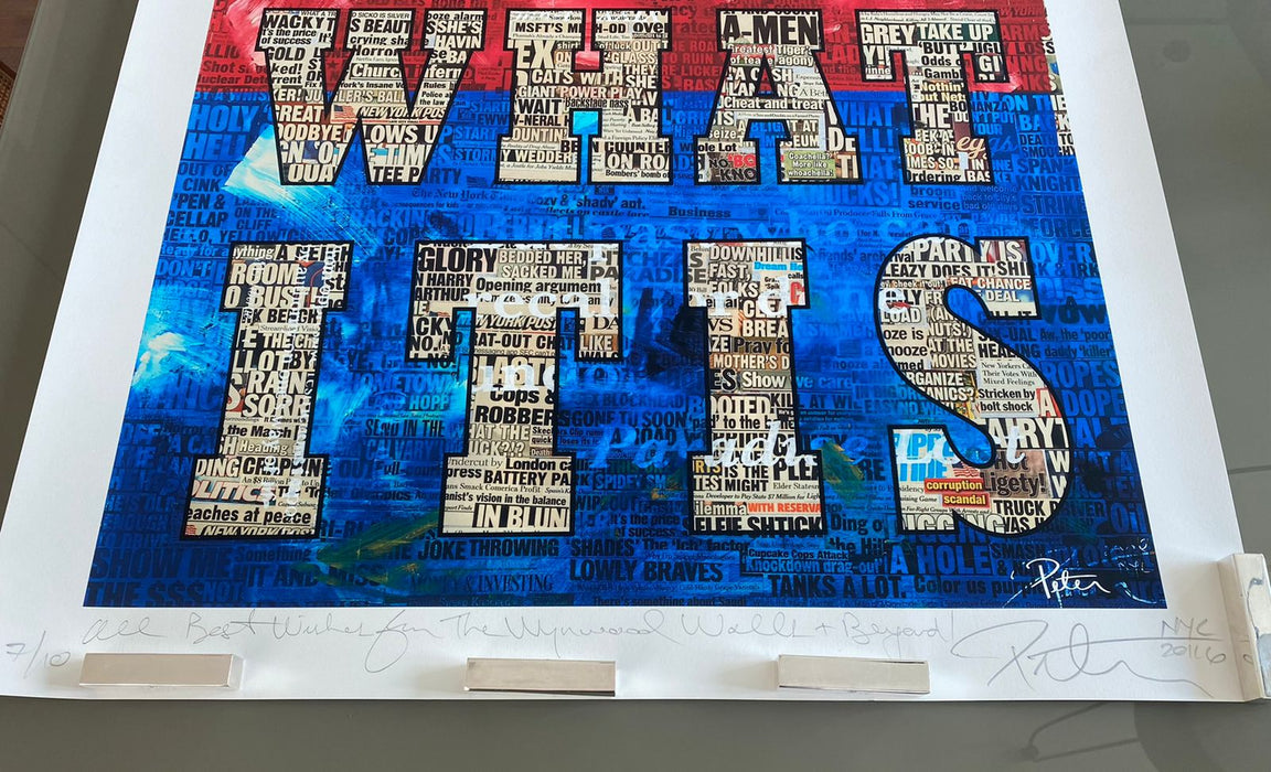 Pôster "It Is What It Is" – Peter Tunney (Tiragem: 07/10)