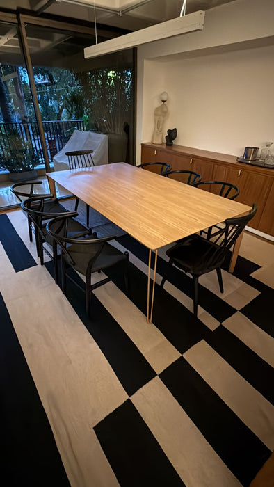 Conjunto com 6 Cadeiras "Wishbone" – Hans J. Wegner