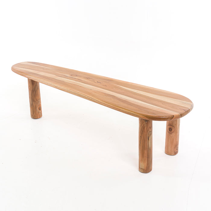 Mesa de Centro "Cedrick" em Teca Natural – Biasã