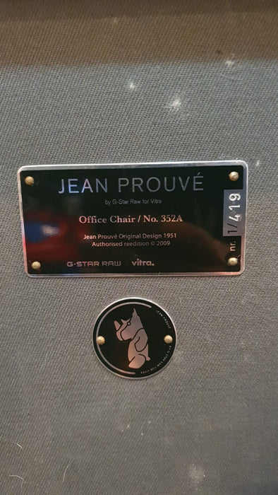 Cadeira "Office Chair" (azul) - Jean Prouve /  G Star Raw para Vitra