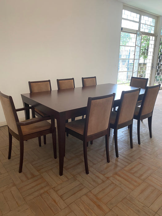 Conjunto Mesa de Jantar "Arco"com 8 Cadeiras "Ucho" - Etel