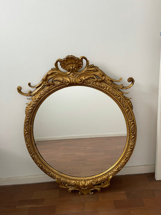 Espelho Clássico Dourado